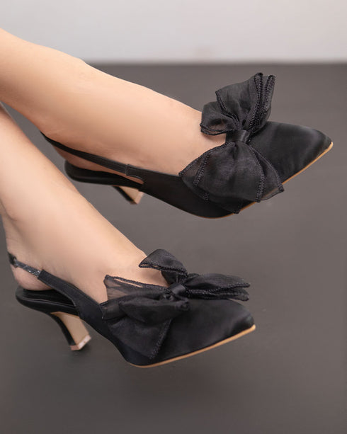 SUHA Bow Mule Heels